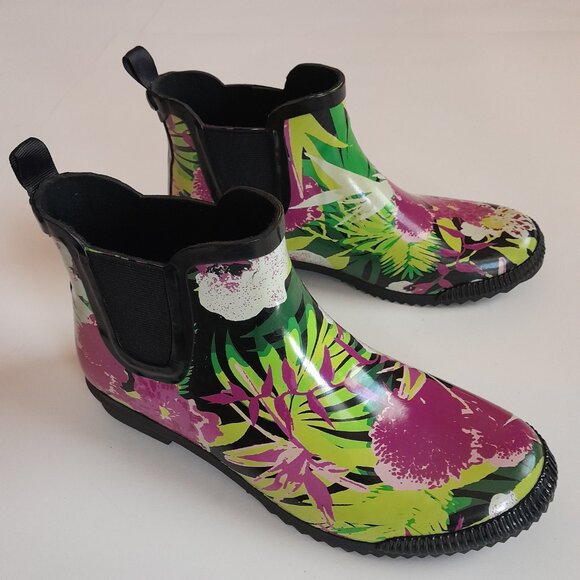 Cougar Women’s Multicolor Ankle High Rain Boot Size 8 - Picture 8 of 11